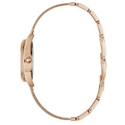  Shop Authentic Guess Whisper Silver Dial Rose Gold Mesh Bracelet Watch for Women - W1084L3 - Luxxuri