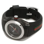  Shop Authentic Gucci Sync Quartz Black Dial Black Rubber Strap Watch For Men - YA137301 - Luxxuri