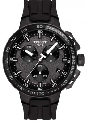  Shop Authentic Tissot T Race Cycling Chronograph Black Dial Black Rubber Strap Watch For Men - T111.417.37.441.03 - Luxxuri