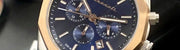  Shop Authentic Maserati Stile Chronograph Blue Dial Rose Gold Two Tone Strap Watch For Men - R8873642002 - Luxxuri