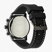  Shop Authentic Guess Marina Chronograph Black Dial Black Rubber Strap Watch for Women - W1025L3 - Luxxuri