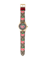  Shop Authentic Gucci G Timeless Quartz Brown Dial Brown Leather Strap Watch For Men - YA1264158 - Luxxuri