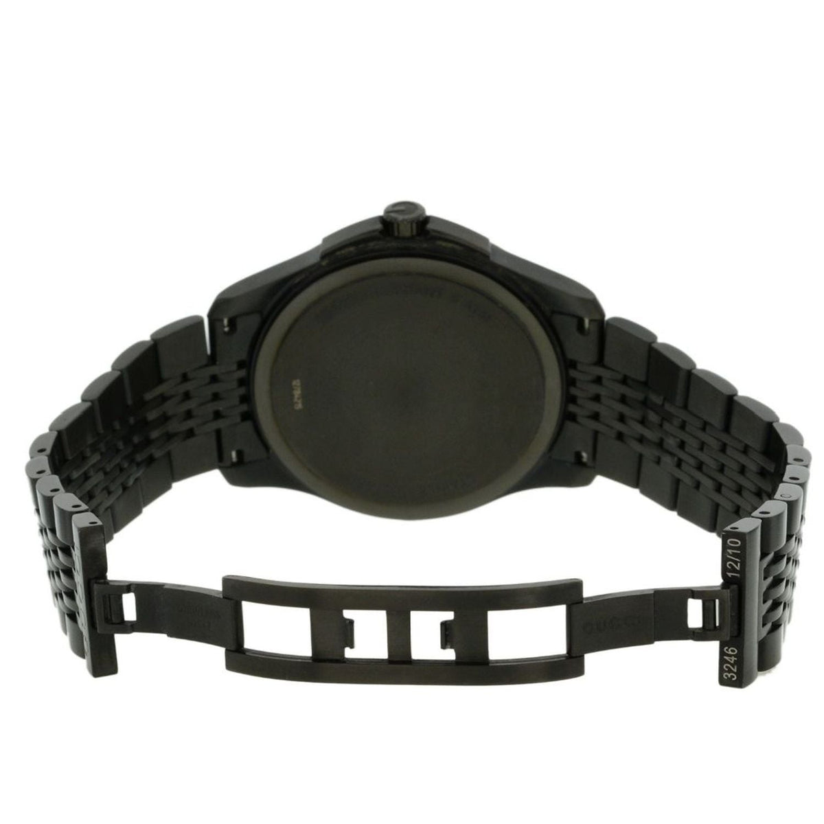  Shop Authentic Gucci G Timeless Black Dial Black Steel Strap Watch For Men - YA126202 - Luxxuri