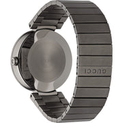  Shop Authentic Gucci G Interlocking Quartz Grey Dial Grey Steel Strap Watch For Men - YA133210 - Luxxuri