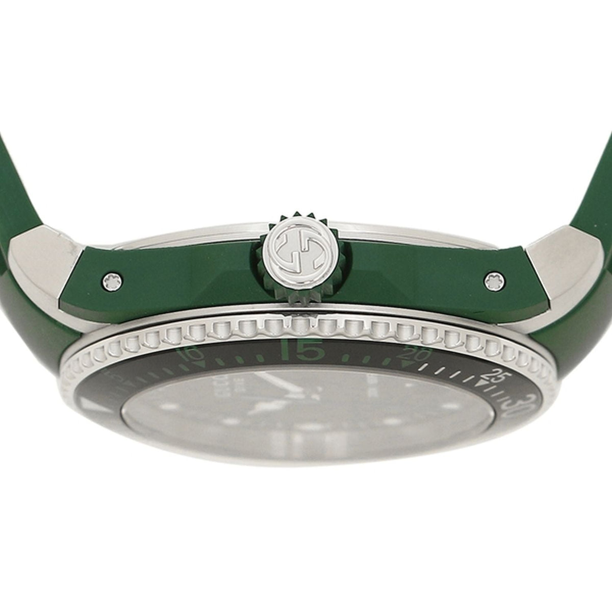  Shop Authentic Gucci Dive Black Dial Green Rubber Strap Watch For Men - YA136310 - Luxxuri