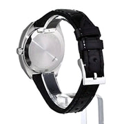  Shop Authentic Gucci GG2570 Diamonds Silver Dial Black Leather Strap Watch For Women - YA142507 - Luxxuri