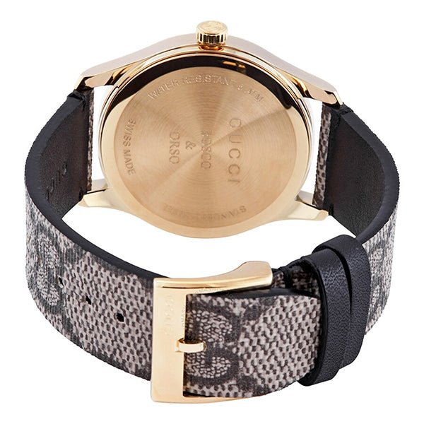  Shop Authentic Gucci G-Timeless Brown Dial Brown Leather Strap Unisex Watch - YA1264057 - Luxxuri