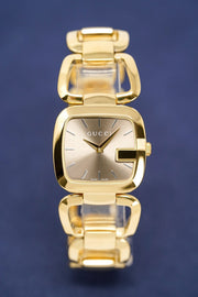  Shop Authentic Gucci G Gucci Sunbrushed Brown Dial Rose Gold Steel Strap Watch For Women - YA125511 - Luxxuri