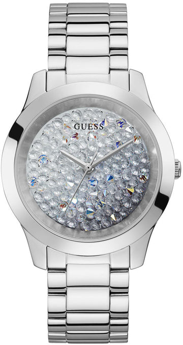  Shop Authentic Guess Crush Silver Dial Silver Steel Strap Watch For Women - GW0020L1 - Luxxuri