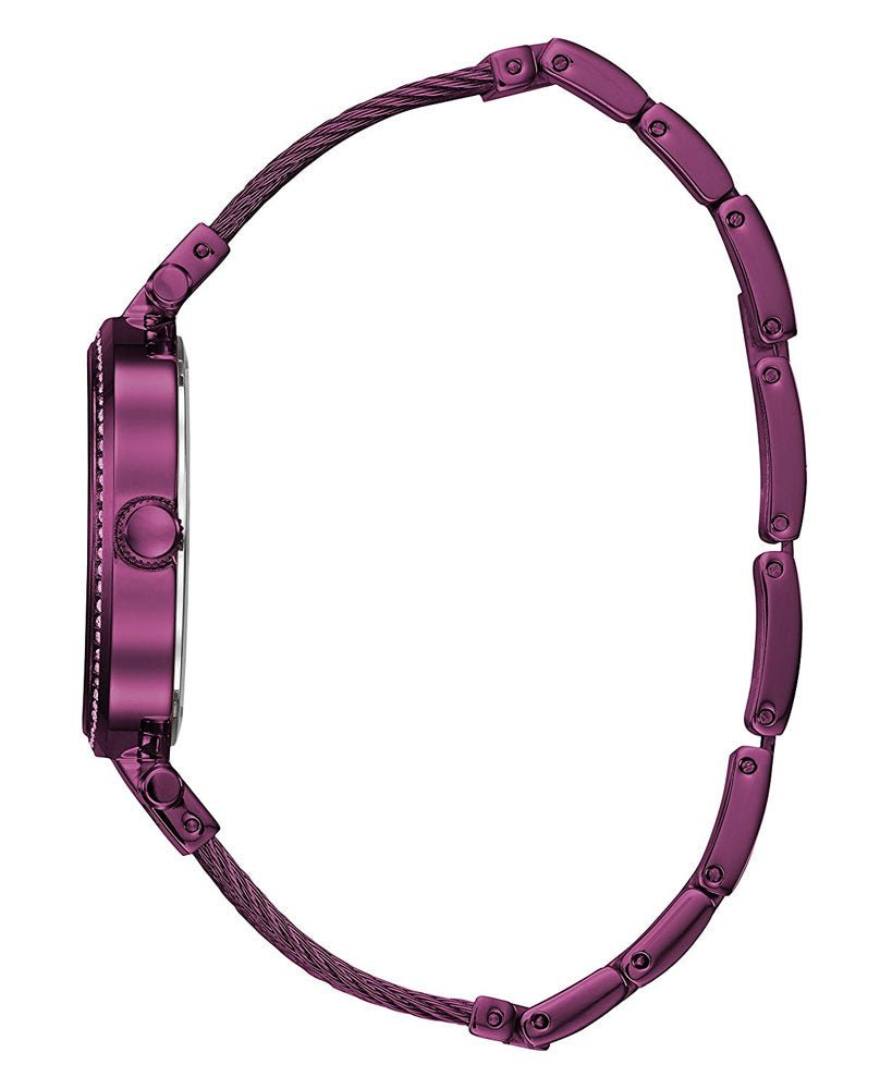  Shop Authentic Guess Soho Pink Dial Pink Mesh Bracelet Watch For Women - W0638L6 - Luxxuri