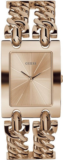  Shop Authentic Guess Mod Heavy Metal Rose Gold Dial Rose Gold Steel Strap Watch For Women - W1117L3 - Luxxuri