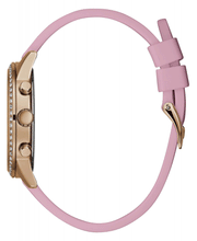  Shop Authentic Guess Solar Rose Gold Dial Pink Rubber Strap Watch For Women - W1135L2 - Luxxuri