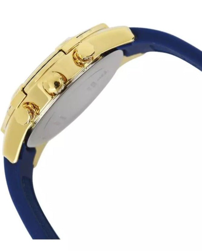  Shop Authentic Guess Catalina Blue Gold Tone Blue Silicone Strap Watch For Women - W0562L2 - Luxxuri