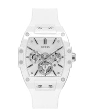  Shop Authentic Guess Phoenix Multifunction White Dial White Rubber Strap Watch for Men - GW0203G2 - Luxxuri