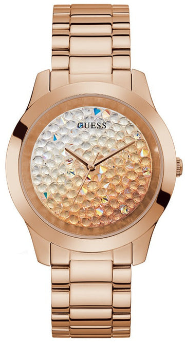  Shop Authentic Guess Crush Rose Gold Dial Rose Gold Steel Strap Watch For Women - GW0020L3 - Luxxuri