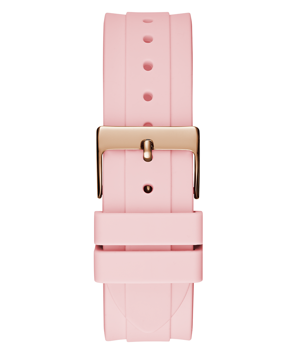  Shop Authentic Guess Sparkling Chronograph Crystals Pink Dial Pink Silicone Strap Watch For Women - GW0032L4 - Luxxuri