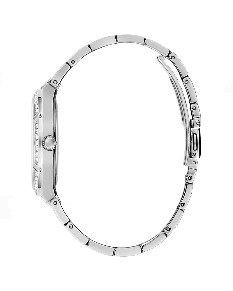  Shop Authentic Guess Montauk Silver Dial Stainless Steel Watch For Women - W0933L1 - Luxxuri