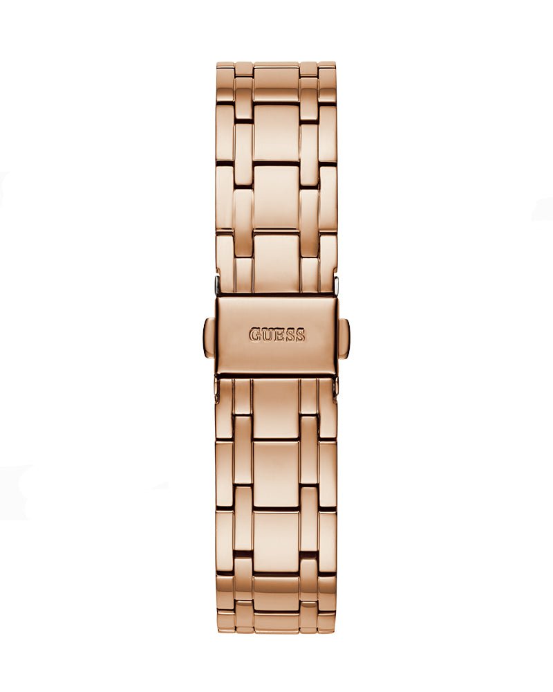  Shop Authentic Guess Montauk Rose Gold Dial Rose Gold Steel Strap Watch For Women - W0933L3 - Luxxuri