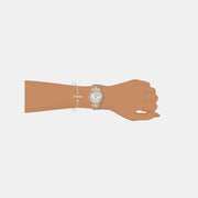  Shop Authentic Guess Cosmo Diamonds Silver Dial Rose Gold Steel Strap Watch For Women - GW0033L3 - Luxxuri