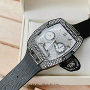  Shop Authentic Guess Phoenix Multifunction Silver Dial Black Silicone Strap Watch For Men - GW0048G1 - Luxxuri