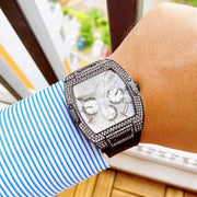  Shop Authentic Guess Phoenix Multifunction Silver Dial Black Silicone Strap Watch For Men - GW0048G1 - Luxxuri