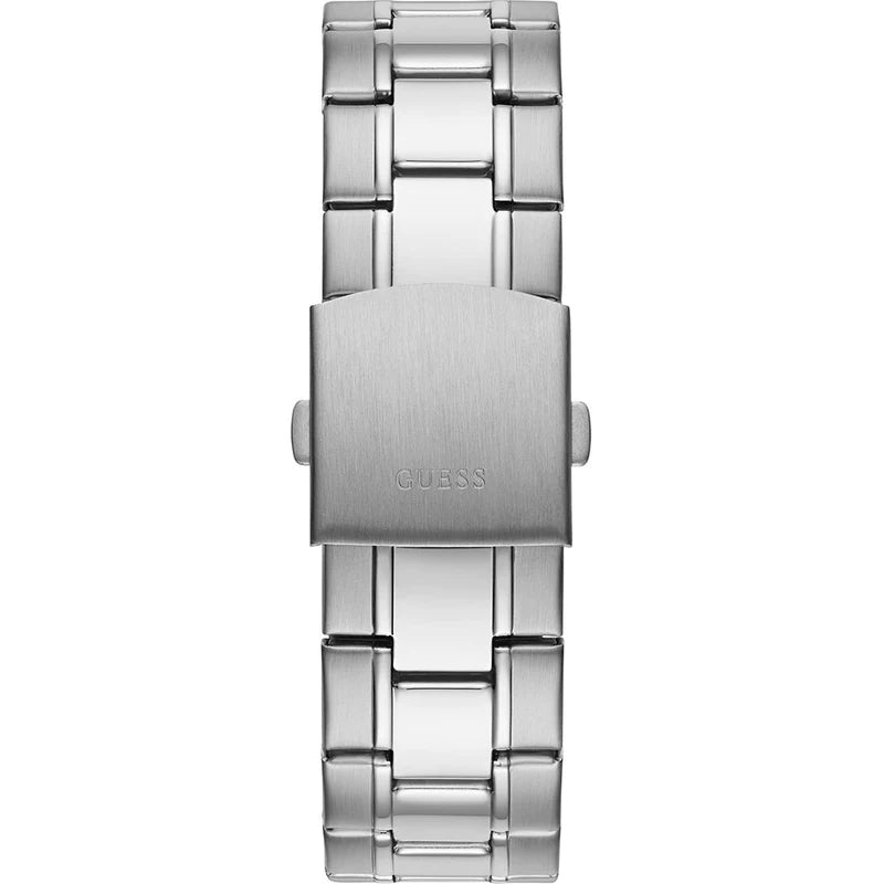 Shop Authentic Guess Commander Chronograph Blue Dial Silver Steel Strap Watch for Men - GW0056G2 - Luxxuri