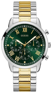  Shop Authentic Guess Hendrix Green Dial Two Tone Steel Strap Watch For Men - GW0066G2 - Luxxuri