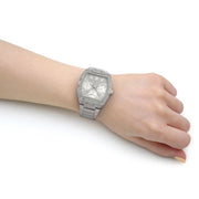  Shop Authentic Guess Raven Diamonds Silver Dial Silver Steel Strap Watch for Women - GW0104L1 - Luxxuri