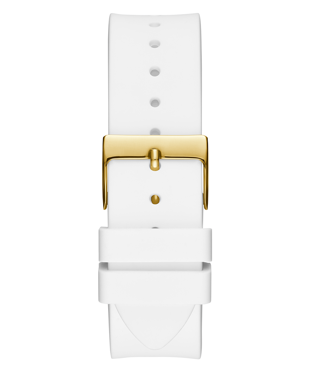  Shop Authentic Guess Venus Diamonds White Dial White Rubber Strap Watch for Women - GW0118L5 - Luxxuri