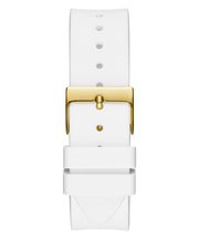  Shop Authentic Guess Venus Diamonds White Dial White Rubber Strap Watch for Women - GW0118L5 - Luxxuri