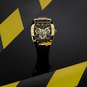  Shop Authentic Guess Phoenix Multifunction Black Dial Black Leather Strap Watch for Men - GW0202G1 - Luxxuri