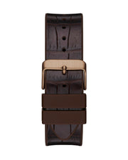  Shop Authentic Guess Edge Chronograph Brown Dial Brown Leather Strap Watch For Men - GW0492G2 - Luxxuri