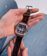  Shop Authentic Guess Phoenix Multifunction Blue Dial Brown Leather Strap Watch for Men - GW0202G2 - Luxxuri