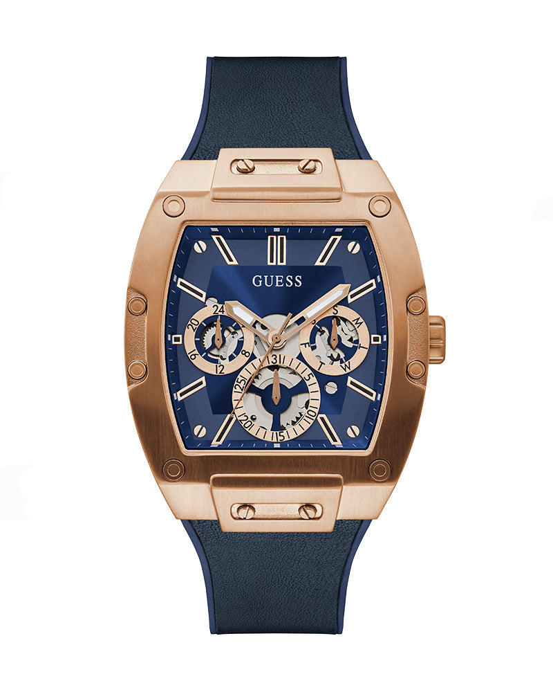  Shop Authentic Guess Phoenix Multifunction Blue Dial Blue Rubber Strap Watch for Men - GW0202G4 - Luxxuri