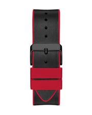  Shop Authentic Guess Phoenix Multifunction Black Dial Black & Red Rubber Strap Watch for Men - GW0202G7 - Luxxuri