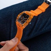  Shop Authentic Guess Phoenix Multifunction Black Dial Orange Rubber Strap Watch For Men - GW0203G10 - Luxxuri
