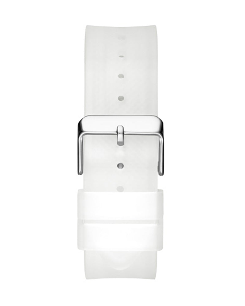  Shop Authentic Guess Phoenix Multi Function Silver Dial White Rubber Strap Watch for Men - GW0203G1 - Luxxuri