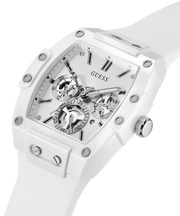  Shop Authentic Guess Phoenix Multifunction White Dial White Rubber Strap Watch for Men - GW0203G2 - Luxxuri