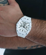  Shop Authentic Guess Phoenix Multifunction White Dial White Rubber Strap Watch for Men - GW0203G2 - Luxxuri