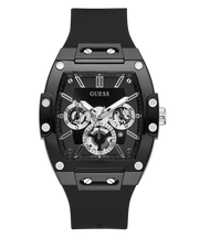  Shop Authentic Guess Phoenix Multifunction Black Dial Black Rubber Strap Watch for Men - GW0203G3 - Luxxuri