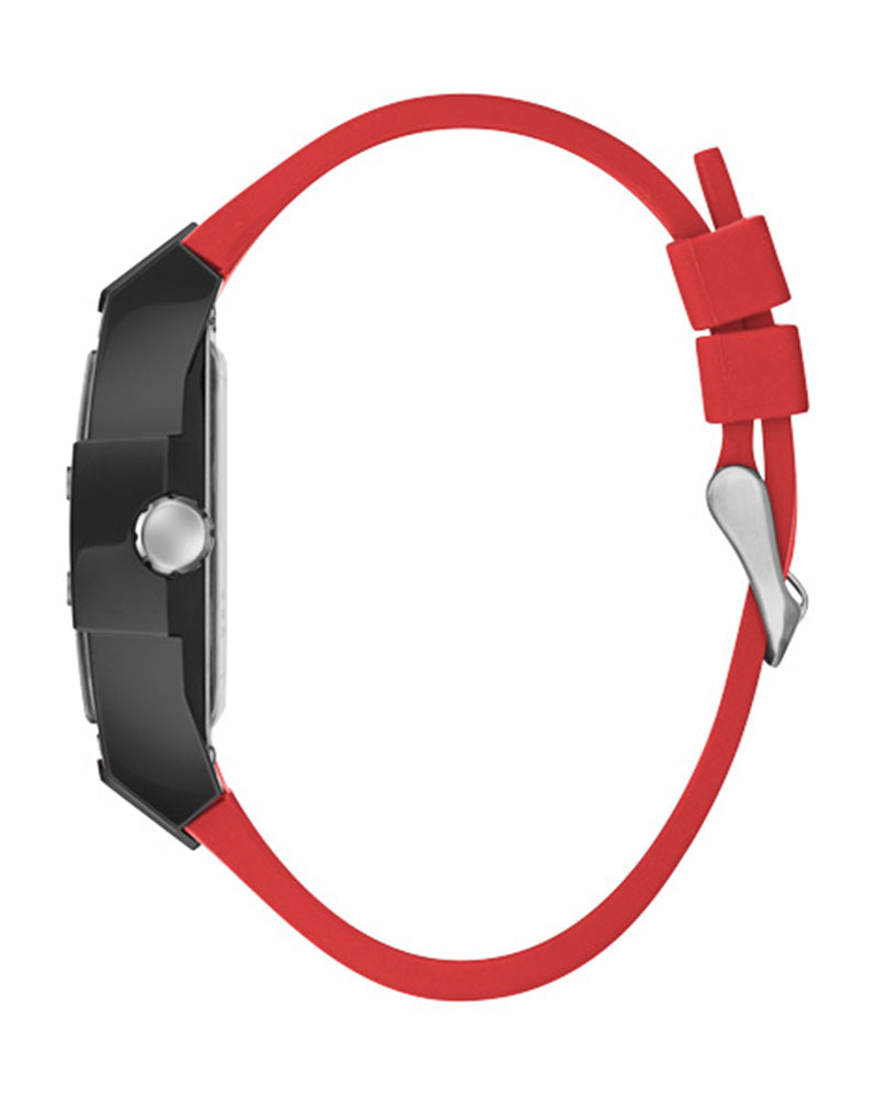  Shop Authentic Guess Phoenix Multifunction Black Dial Red Rubber Strap Watch for Men - GW0203G4 - Luxxuri