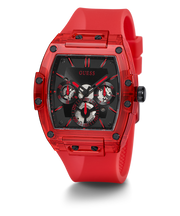 Shop Authentic Guess Phoenix Multifunction Black Dial Red Rubber Strap Watch for Men - GW0203G5 - Luxxuri