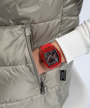  Shop Authentic Guess Phoenix Multifunction Black Dial Red Rubber Strap Watch for Men - GW0203G5 - Luxxuri