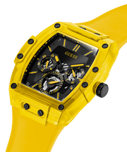  Shop Authentic Guess Phoenix Multi Function Black Dial Yellow Rubber Strap Watch for Men - GW0203G6 - Luxxuri
