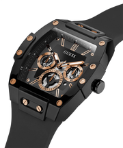  Shop Authentic Guess Phoenix Multifunction Black Dial Black Silicone Strap Watch For Men - GW0203G8 - Luxxuri