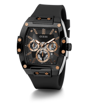 Shop Authentic Guess Phoenix Multifunction Black Dial Black Silicone Strap Watch For Men - GW0203G8 - Luxxuri