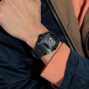  Shop Authentic Guess Phoenix Multifunction Black Dial Grey Silicone Strap Watch For Men - GW0203G9 - Luxxuri