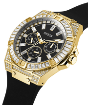  Shop Authentic Guess Zeus Chronograph Diamonds Black Dial Black Silicone Strap Watch For Men - GW0208G2 - Luxxuri