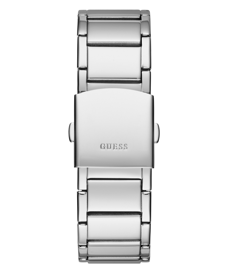  Shop Authentic Guess Zeus Multifunction Diamonds Silver Dial Silver Steel Strap Watch for Men - GW0209G1 - Luxxuri