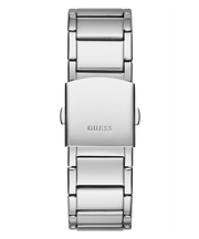  Shop Authentic Guess Zeus Multifunction Diamonds Silver Dial Silver Steel Strap Watch for Men - GW0209G1 - Luxxuri